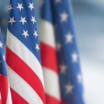 row-of-american-flags-for-2024-election