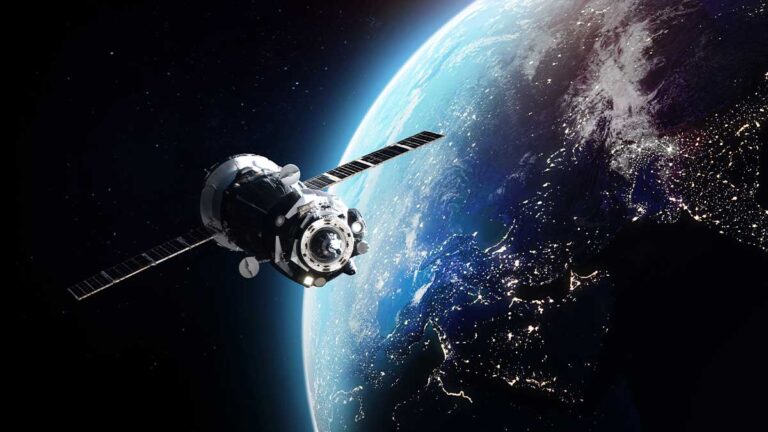 satellite-in-space-orbiting-the-earth