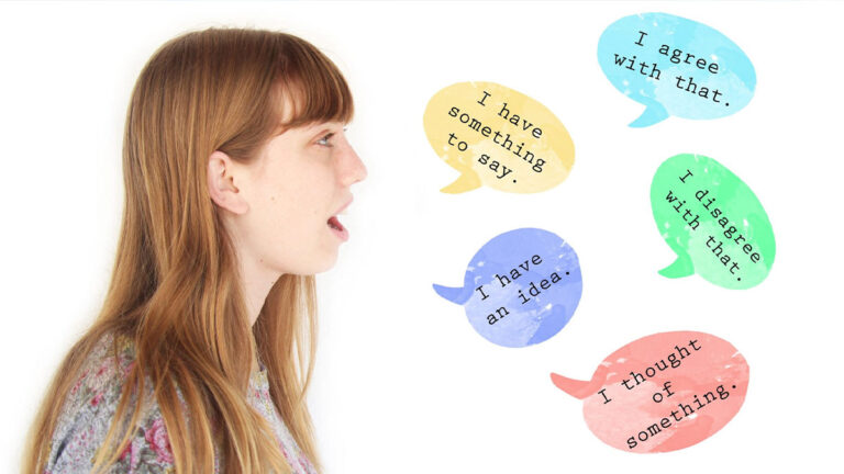 teenage-girl-talking-with-speech-bubbles